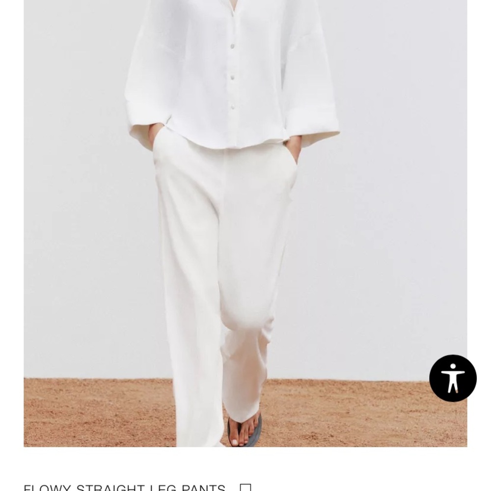 Elegant White Women's Pants
